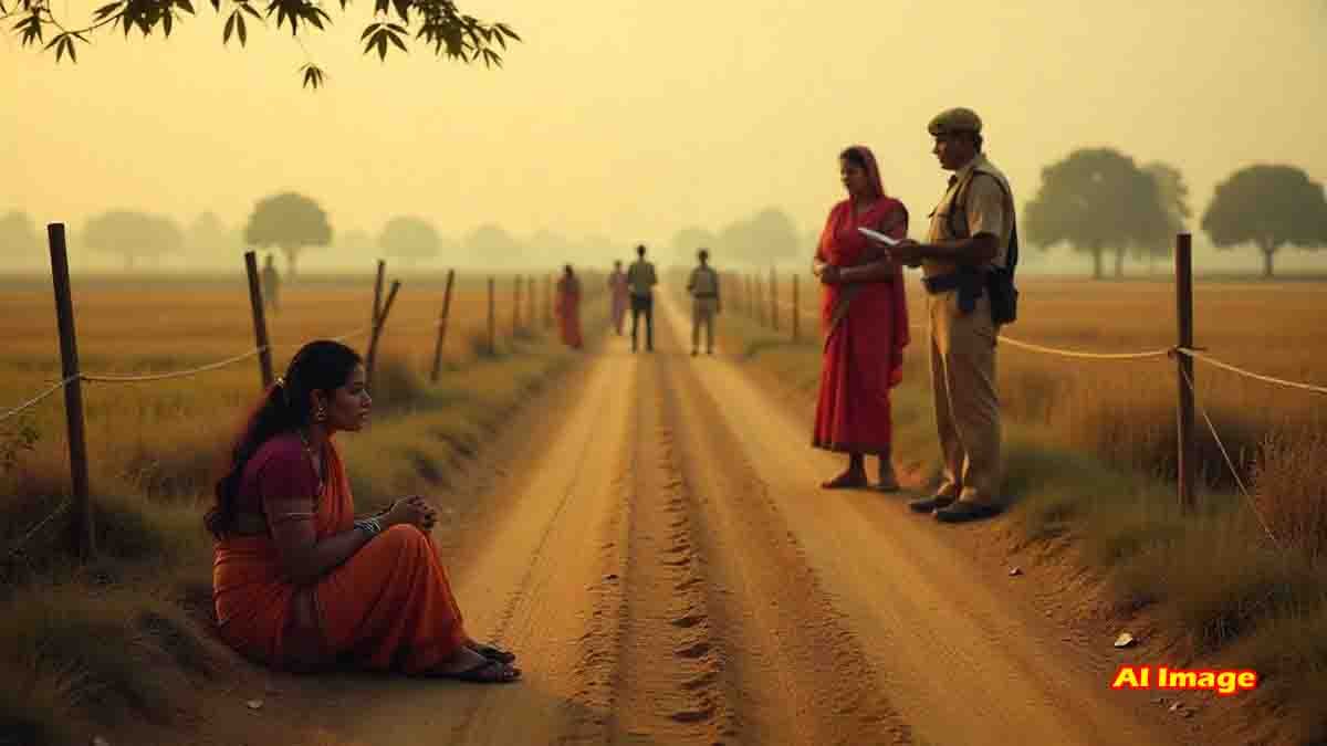 Wife arrested for murdering husband with lover's help in Bihar – Domestic dispute leads to tragic death – Crime scene investigation