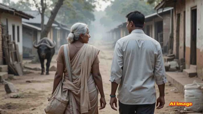 Love - Elderly woman elopes with 30-year-old lover in Lalitpur, Uttar Pradesh, taking daughters-in-law's jewelry