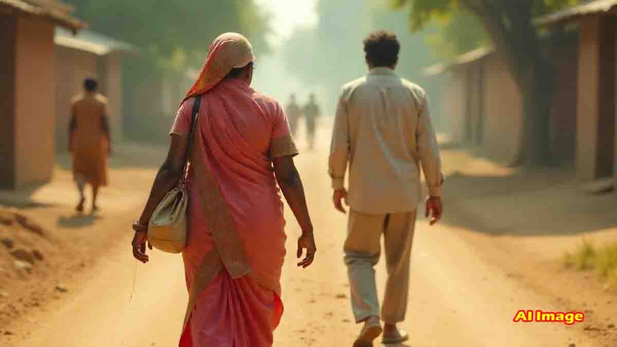 Love - Elderly woman elopes with 30-year-old lover in Lalitpur, Uttar Pradesh, taking daughters-in-law's jewelry