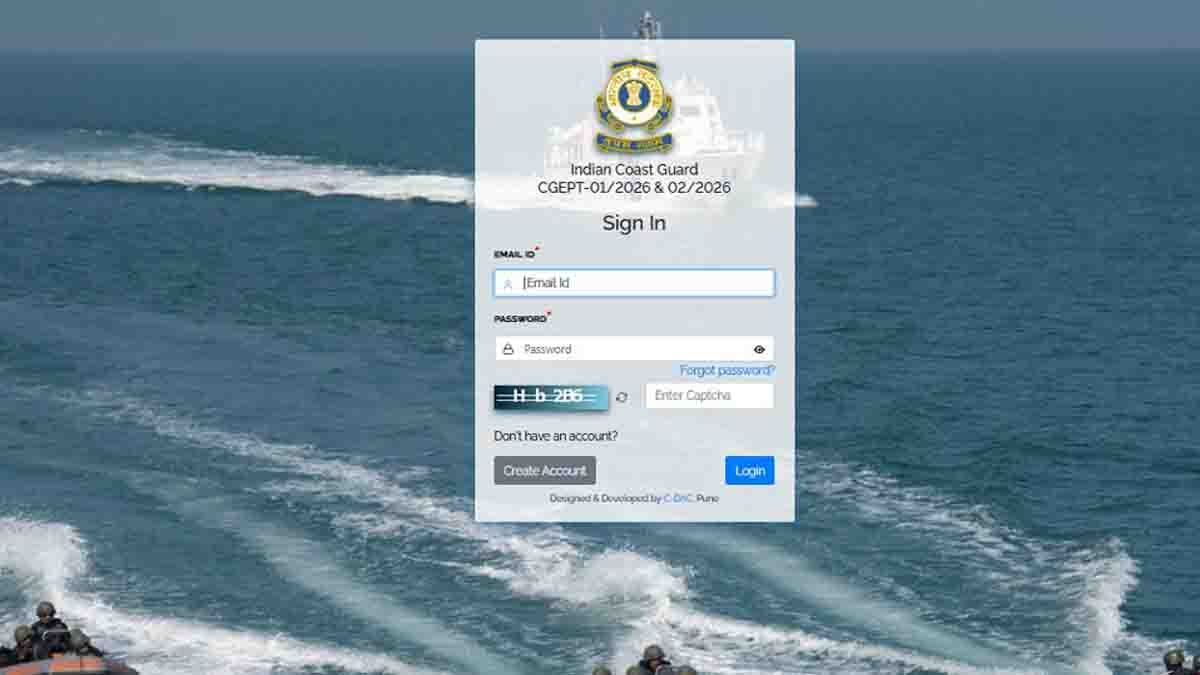 Indian Coast Guard officers on duty at sea during sunrise – Recruitment 2025 - Job Alert