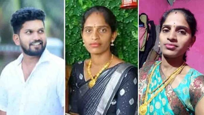 Police investigating the murder site in Mandya's Katteraghatta forest where a woman was killed by her lover - Mandya Crime