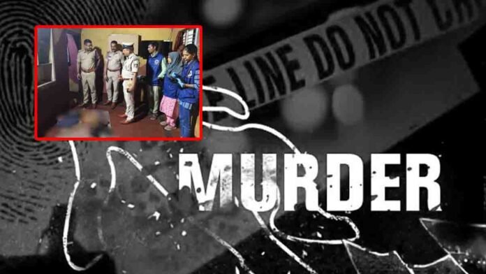 Crime scene in Udupi where man murdered wife over mobile addiction, leaving children orphaned