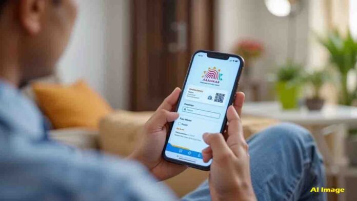 UIDAI Aadhaar update mobile app for online Aadhaar card update from home - Aadhaar App