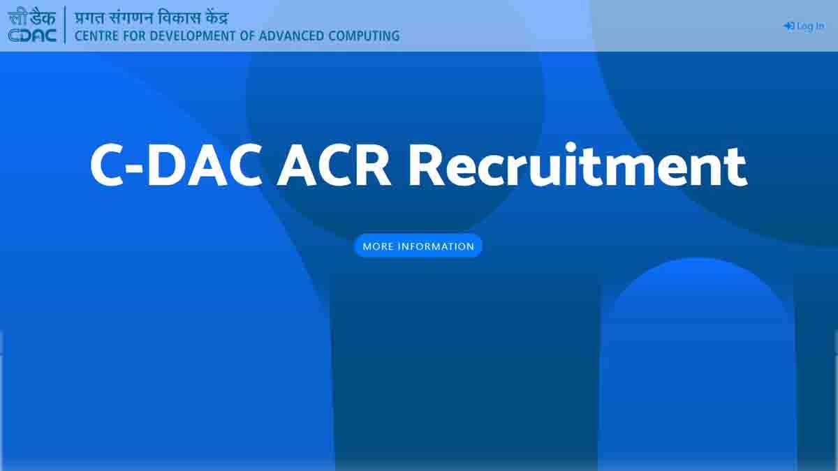 CDAC Recruitment 2025 Notification – Apply for 280 Technical Manager and Design Engineer Posts