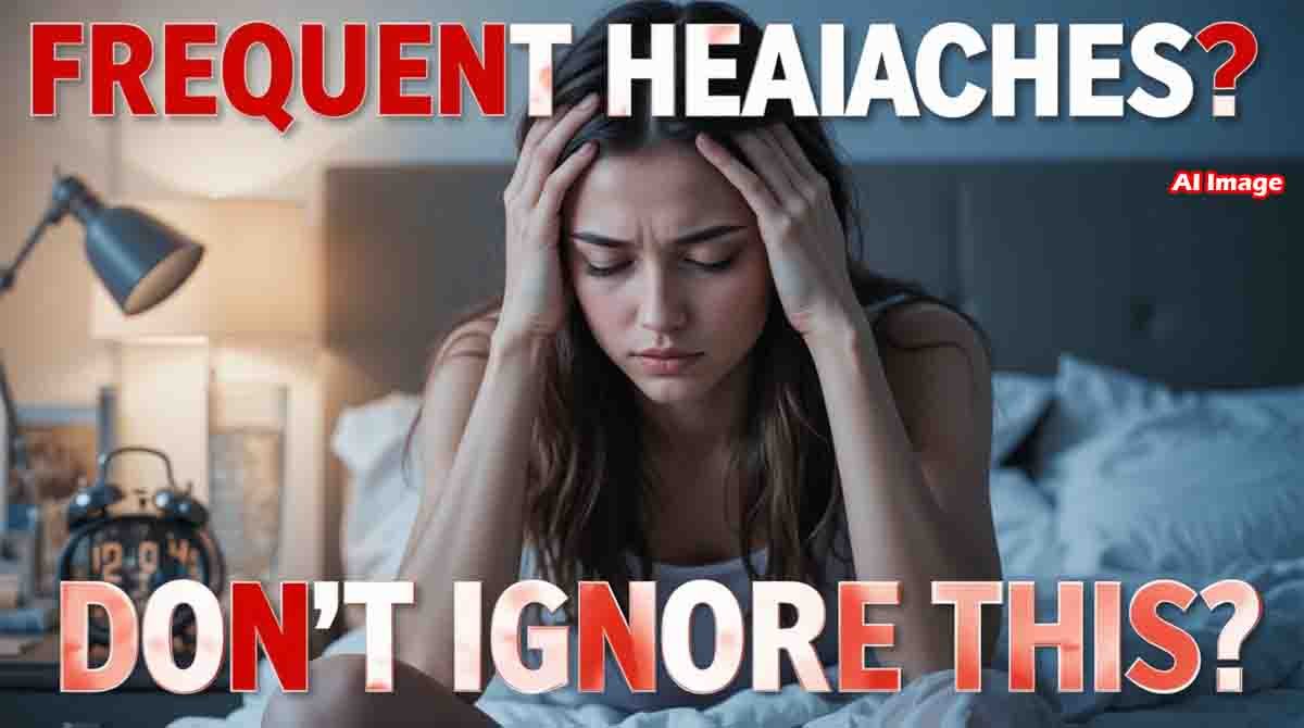 Headache : ಪದೇ ಪದೇ ತಲೆನೋವಾ? ನಿರ್ಲಕ್ಷಿಸಬೇಡಿ, ಇದಕ್ಕೆ ಗಂಭೀರ ಕಾರಣಗಳಿರಬಹುದು, ಈ ಸುದ್ದಿ ಓದಿ…! 2 Woman holding her head in pain due to recurring headache caused by stress and dehydration