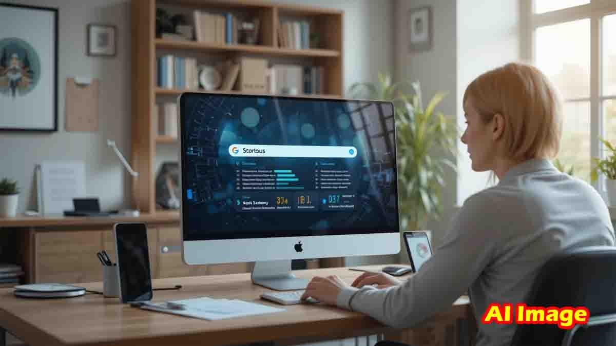 User exploring Google AI-powered search interface with shortcut features and deep insights