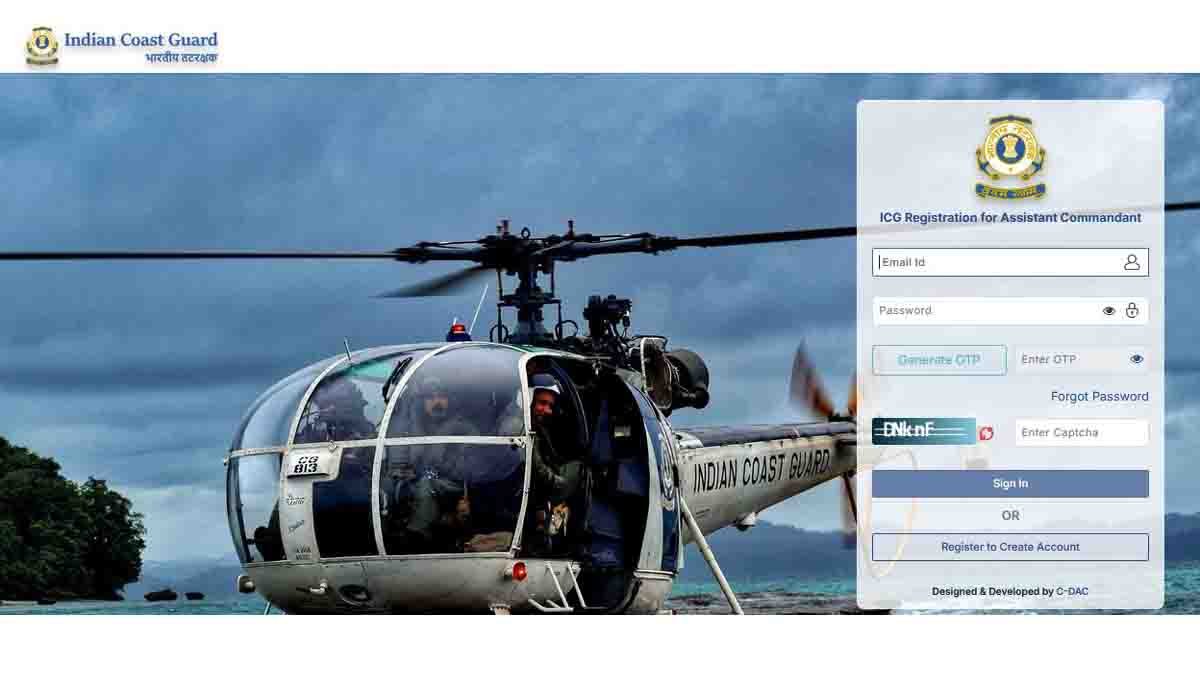 Apply now for Indian Coast Guard Assistant Commandant 2025 – 170 Posts