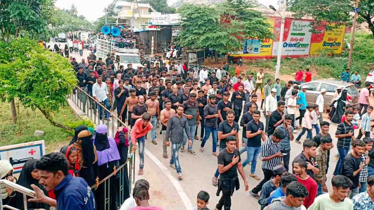 Moharram Procession in Gudibande – Devotees Mourn Hasan and Husayn’s Sacrifice