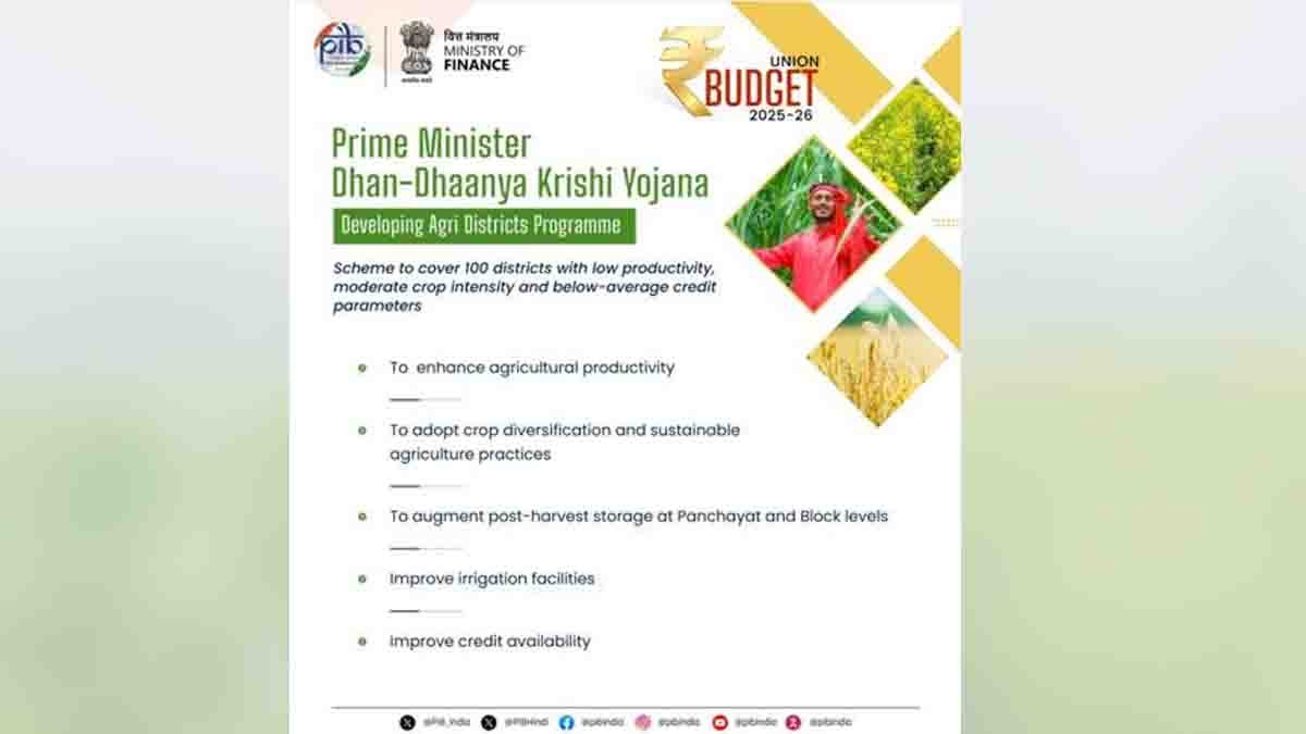 PM Dhan Dhanya Krishi Yojana - Empowering Crore+ Farmers