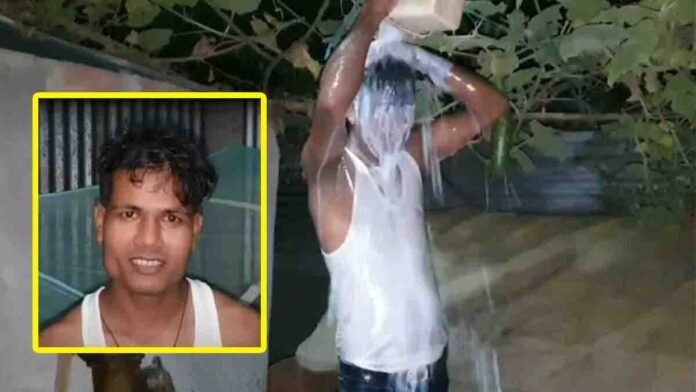 Assam Man Celebrates Divorce with Joyful Milk Bath – Viral Moment