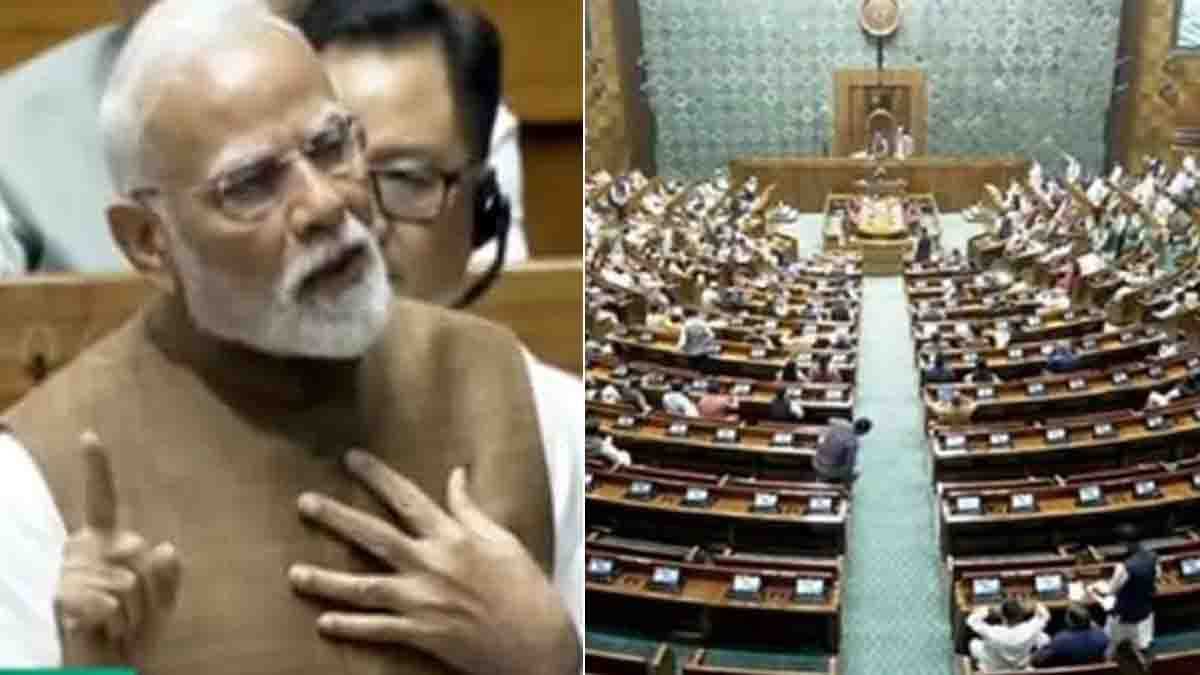 Narendra Modi : ಟ್ರಂಪ್ ಹೇಳಿಕೆ ಮತ್ತು ಆಪರೇಷನ್ ಸಿಂಧೂರ್- ರಾಹುಲ್ ಗಾಂಧಿ ಅವರ ಪ್ರಶ್ನೆಗೆ ಪ್ರಧಾನಿ ನರೇಂದ್ರ ಮೋದಿ ಅವರ ಖಡಕ್ ಉತ್ತರ..! 2 Narendra Modi's Strong Reply in Lok Sabha to Rahul Gandhi's Question on Donald Trump’s Statement