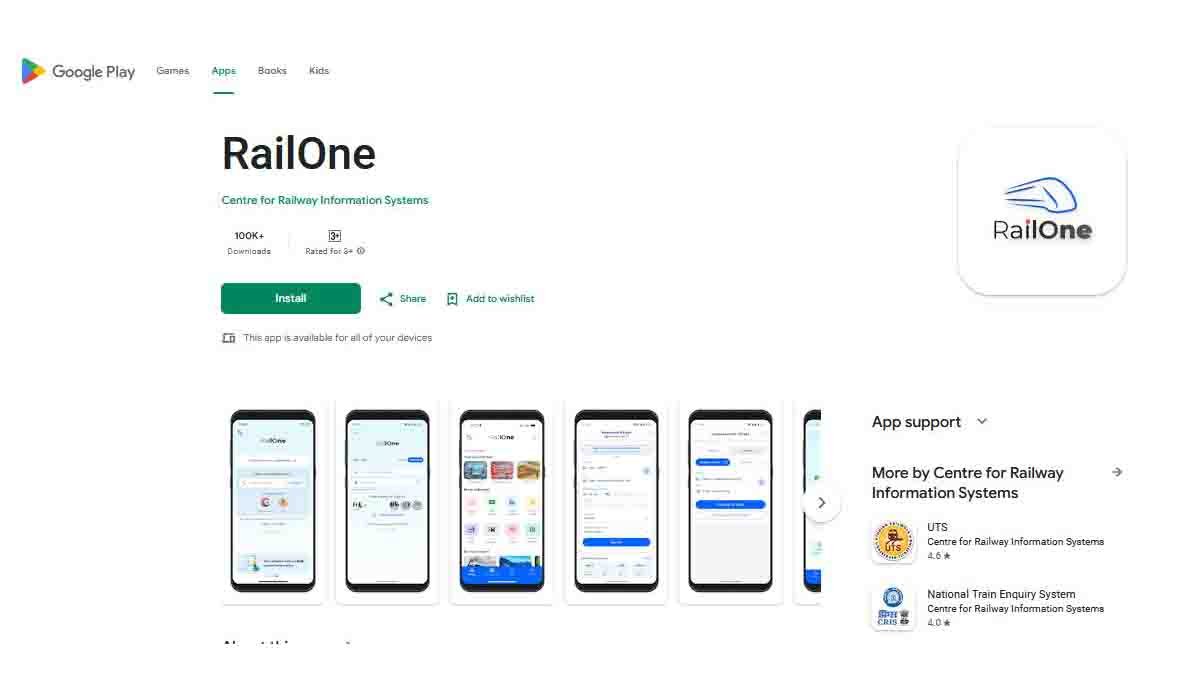 RailOne App Launched by Indian Railways for Unified Railway Services
