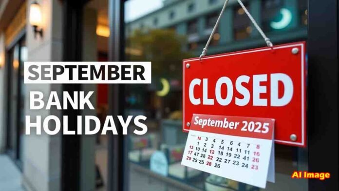Festivals and bank holidays September 2025 RBI calendar