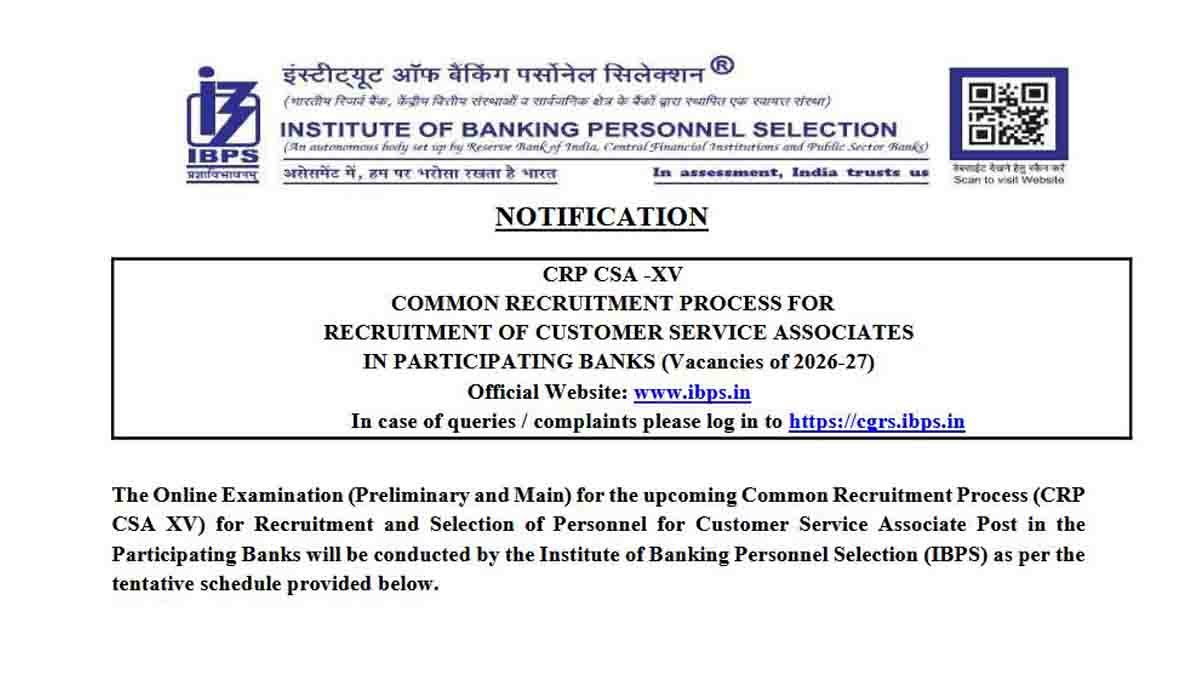 IBPS Clerk Recruitment 2025 – 10,277 Vacancies in Indian Banks