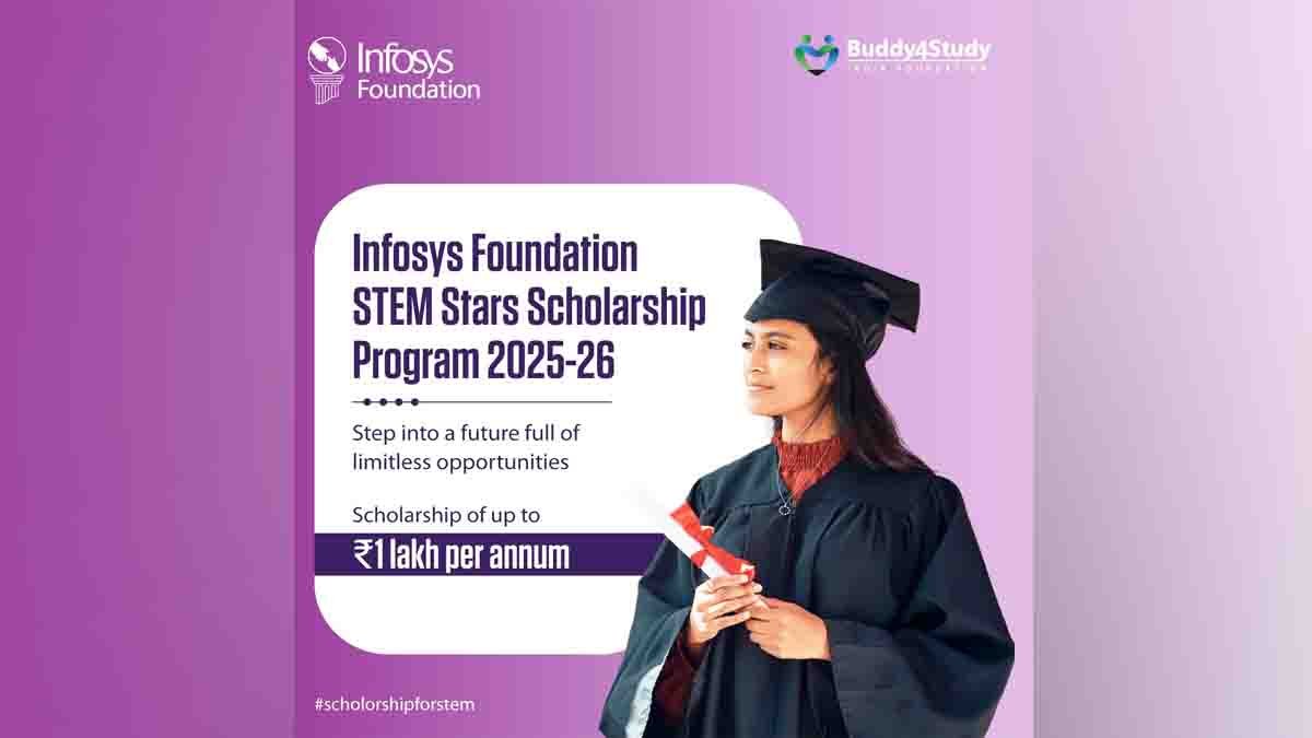 Infosys Foundation STEM Stars Scholarship 2025 for Girl Students – Apply Online