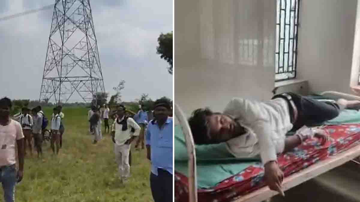 Man climbs electricity tower in Kannauj after family refuses marriage with wife’s younger sister