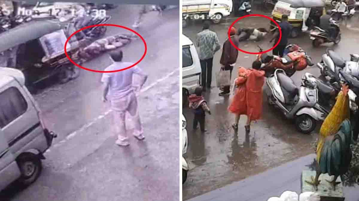 Drunk auto driver drags woman traffic police officer for 120 meters in Satara, Maharashtra – viral video