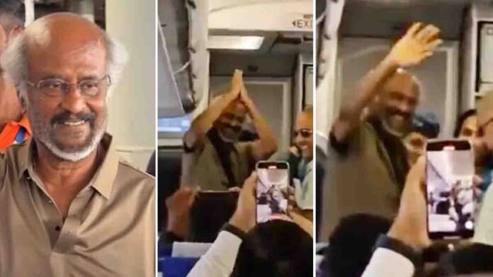 Rajinikanth Travels in Economy Class – Viral Video Shows His Humility