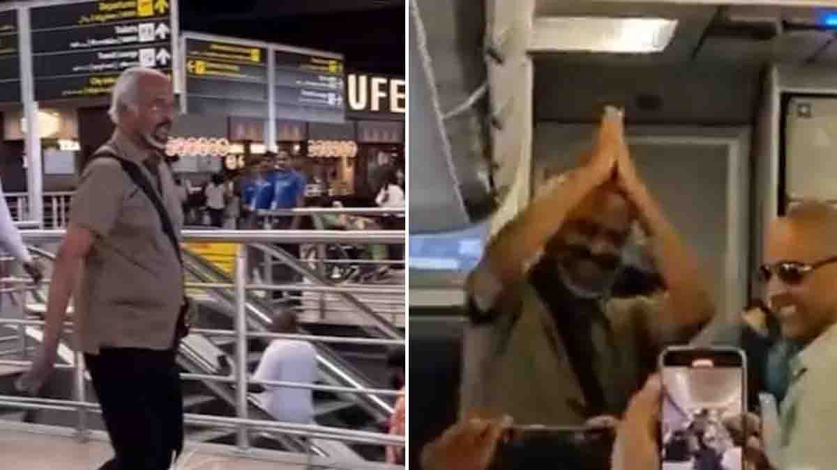 Rajinikanth Travels in Economy Class – Viral Video Shows His Humility