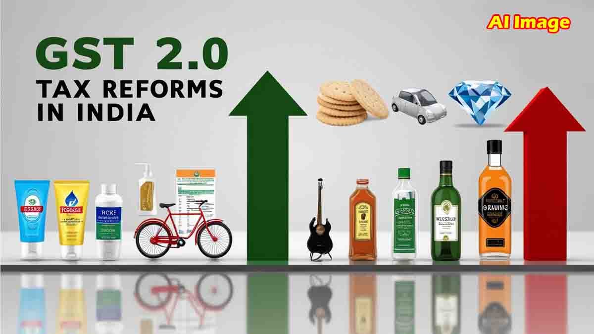 GST : ಗ್ರಾಹಕರಿಗೆ ಸಂತಸ, ಕೆಲವು ವಸ್ತುಗಳ ಬೆಲೆ ಹೆಚ್ಚಳ, ಇಲ್ಲಿದೆ ಸಂಪೂರ್ಣ ಮಾಹಿತಿ...! 2 GST 2.0 new tax reforms in India — Price reduction on essentials, higher tax on luxury and harmful products