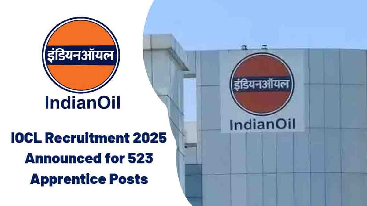 IOCL Recruitment 2025 : ಇಂಡಿಯನ್ ಆಯಿಲ್ ಕಾರ್ಪೊರೇಷನ್ನಿಂದ ಬೃಹತ್ ನೇಮಕಾತಿ ಅಧಿಸೂಚನೆ, ಮಾಹಿತಿ ಇಲ್ಲಿದೆ ನೋಡಿ…! 2 IOCL Recruitment 2025 Apply Online for 523 Apprentice Vacancies