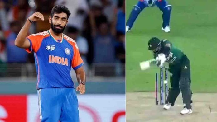 Jasprit Bumrah plane crash celebration after dismissing Haris Rauf in Asia Cup 2025 Final