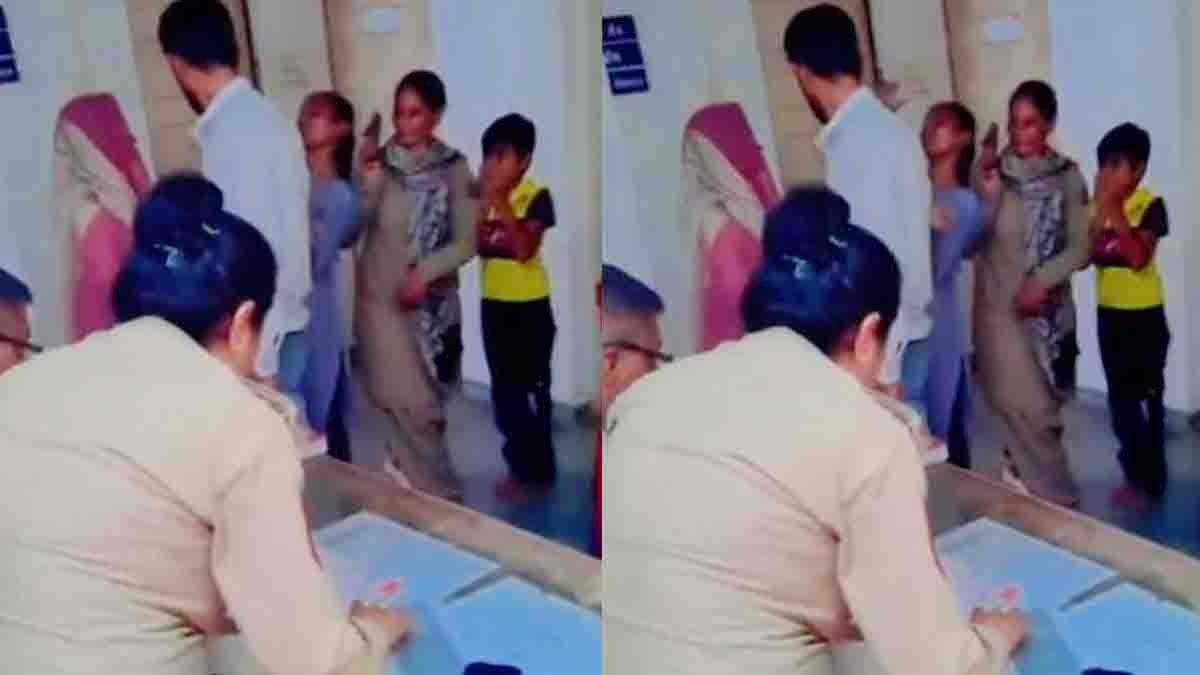 Children begging their mother not to leave in viral video