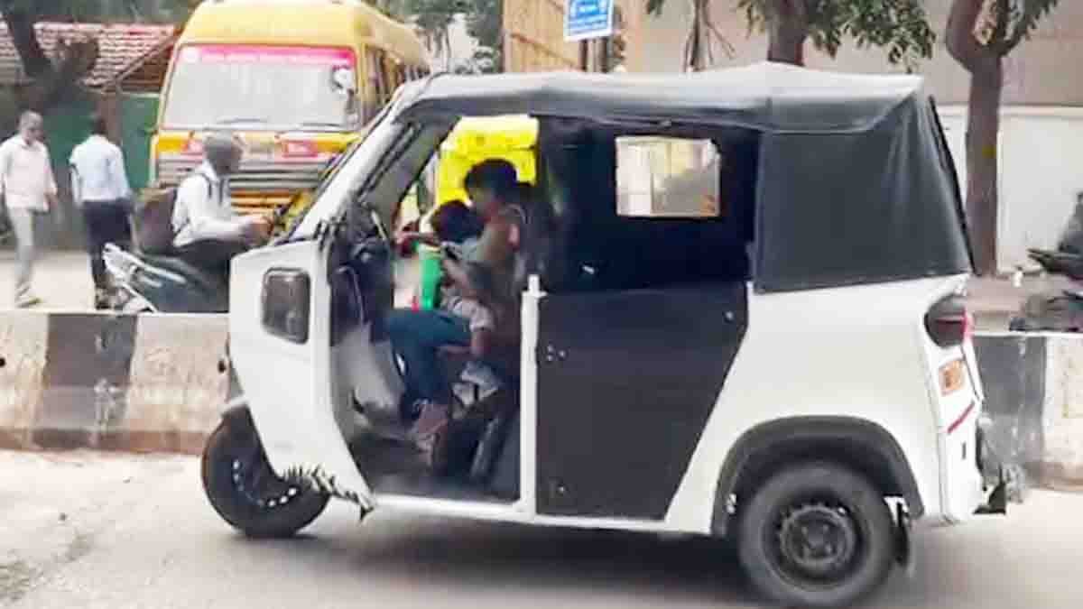 Inspiring viral video of a mother driving an auto with her little child on her lap, symbolizing sacrifice, courage, and unconditional love