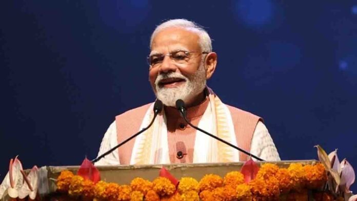 Narendra Modi launches Swasth Nari, Shashakt Parivar campaign 2025 0 Prime Minister Narendra Modi launching ‘Swasth Nari, Shashakt Parivar’ campaign to promote women and child healthcare across India.