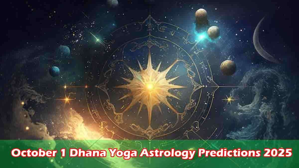 Astrology : ನಾಳೆ ಅಕ್ಟೋಬರ್ 1 ಚಂದ್ರ-ಮಂಗಳರ ಸಂಯೋಗದಿಂದ ಶುಭ 'ಧನ ಯೋಗ' ಈ 5 ರಾಶಿಯವರಿಗೆ ಸಂಪತ್ತು ದುಪ್ಪಟ್ಟು..! 1 October 1 Chandra-Mangala conjunction Dhana Yoga astrology predictions lucky zodiac signs wealth and prosperity