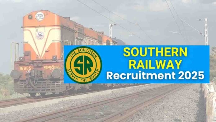Southern Railway Apprentice Recruitment 2025 – Apply Online for 3518 Posts
