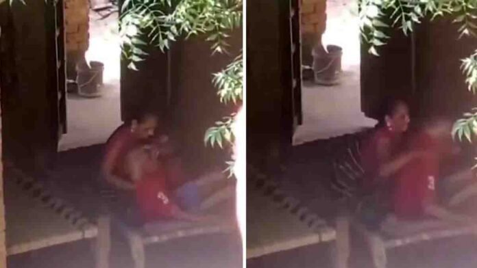 Daughter-in-law assaults 87-year-old father-in-law in Pratapgarh Uttar Pradesh - Viral Video