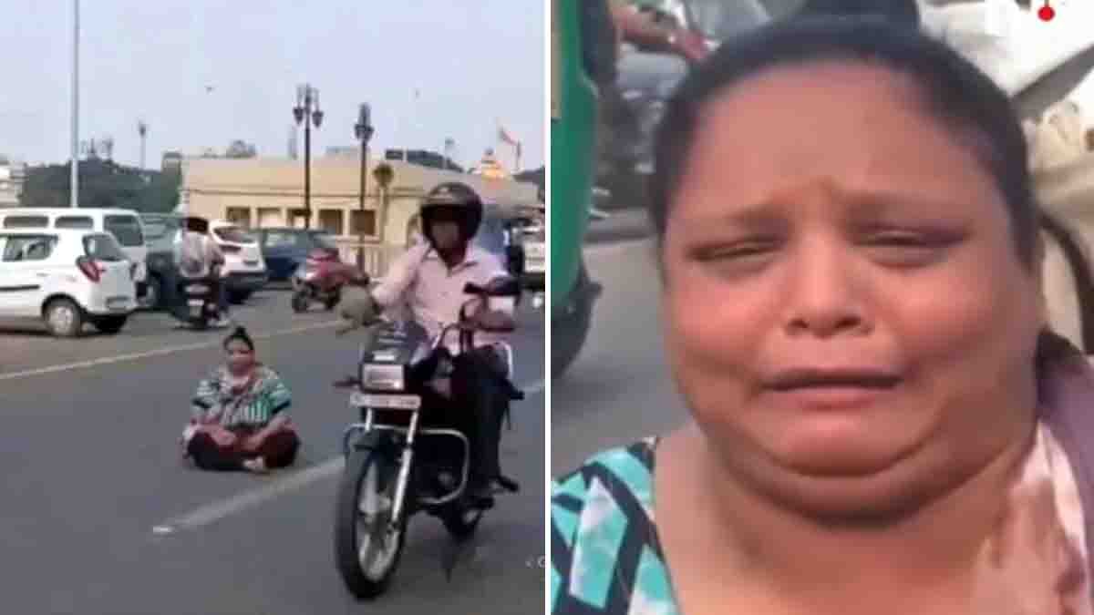 Pani Puri - ಪಾನಿಪುರಿಗಾಗಿ ರಸ್ತೆಯಲ್ಲೇ ಪ್ರತಿಭಟನೆ, ಟ್ರಾಫಿಕ್ ಜಾಮ್! ನಿಜಕ್ಕೂ ಆಗಿದ್ದೇನು? 2 Young woman blocks traffic in Vadodara over pani puri dispute, viral video on social media