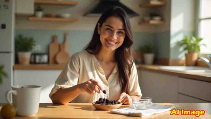 black raisins water benefits Health benefits of black raisins for women – soaked black raisins water for anemia, glowing skin, digestion, and strong bones - Health Tips