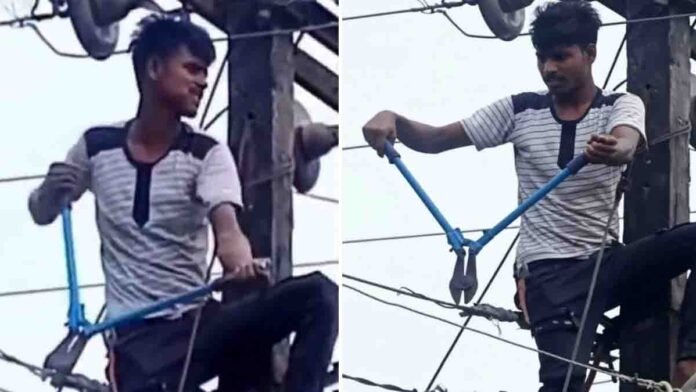 Funny viral video of boyfriend cutting electricity over girlfriend fight