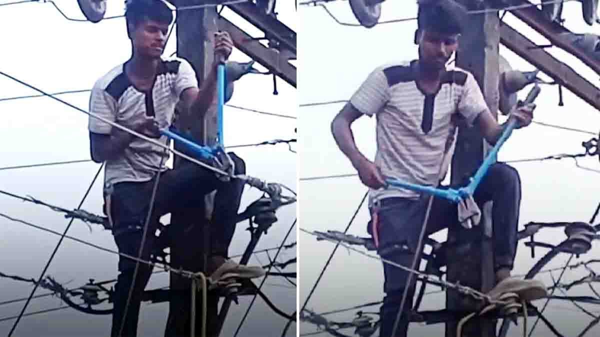 Funny viral video of boyfriend cutting electricity over girlfriend fight