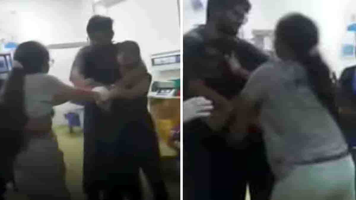 Video : ಹೆರಿಗೆ ಕೋಣೆಯಲ್ಲಿ ವೈದ್ಯೆಯ ಮೇಲೆ ಇಂಟರ್ನ್ಗಳಿಂದ ಹಲ್ಲೆ, ವೈರಲ್ ಆದ ವಿಡಿಯೋ…! 1 Intern doctors assaulting a lady doctor inside labour room at Birsa Munda Government Medical College, Shahdol – viral video sparks outrage