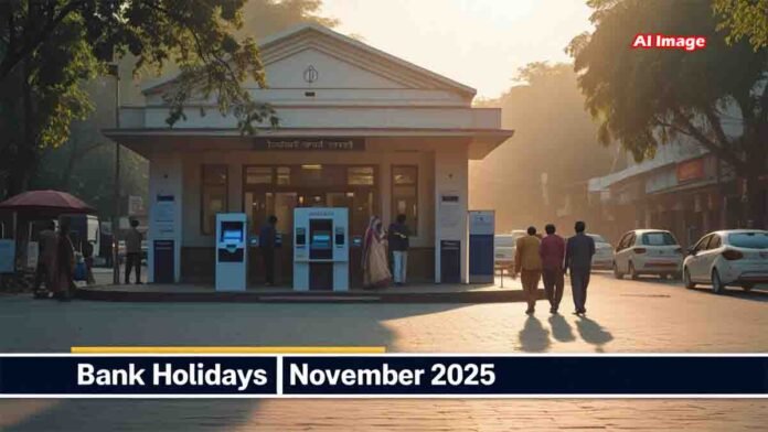 RBI Holiday Calendar for November 2025 – Complete List of Bank Holidays in Karnataka and Other States