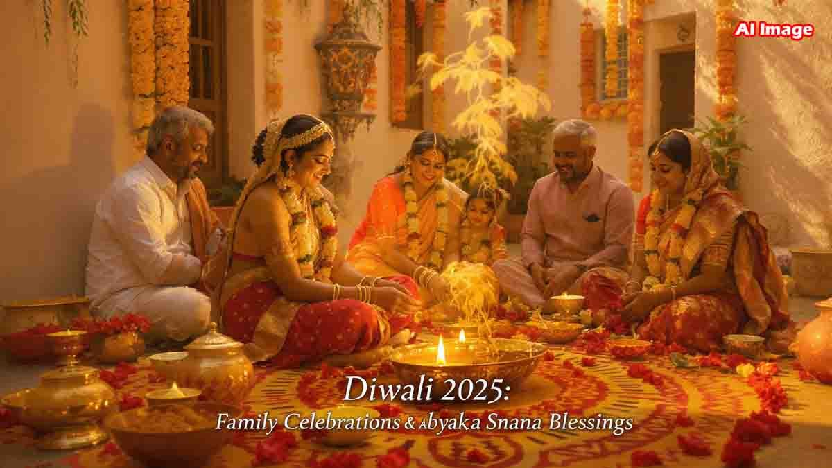 Diwali 2025 : ಲಕ್ಷ್ಮಿ ಆಶೀರ್ವಾದಕ್ಕೆ ನರಕ ಚತುರ್ದಶಿಯಂದು ಅಭ್ಯಂಗ ಸ್ನಾನ ಮಾಡುವುದು ಹೇಗೆ? 3 Diwali 2025: Why You Should Take Abhyanga Snana on Naraka Chaturdashi for Goddess Lakshmi’s Blessings