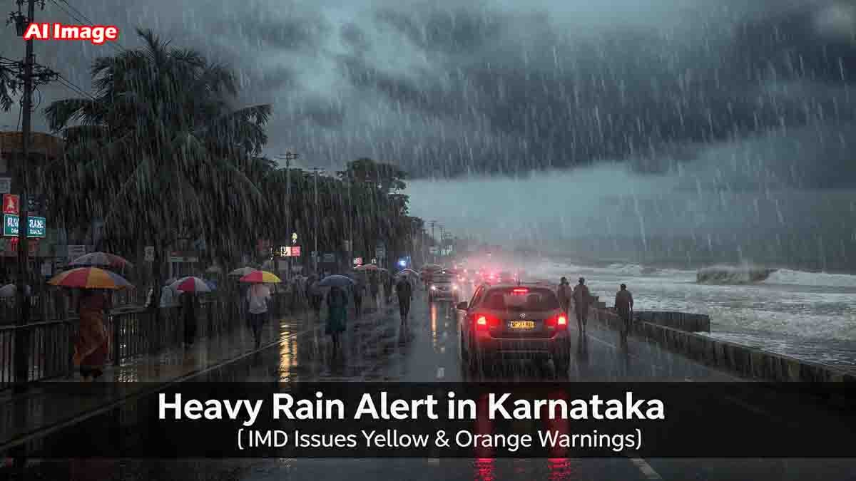 Karnataka Weather : ಬೆಂಗಳೂರು ಸೇರಿ ಕರಾವಳಿ ಜಿಲ್ಲೆಗಳಿಗೆ ಅಲರ್ಟ್! ಮುಂದಿನ 7 ದಿನ ಕರ್ನಾಟಕದಲ್ಲಿ ಹೇಗಿರಲಿದೆ ಹವಾಮಾನ? 1 Karnataka Weather Alert - Heavy Rain Forecast by IMD