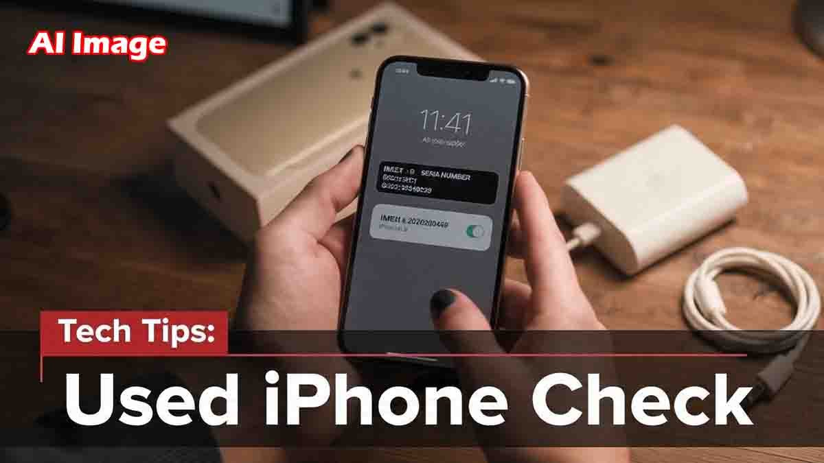 Tech Tips : ಸೆಕೆಂಡ್ ಹ್ಯಾಂಡ್ ಐಫೋನ್ (Used iPhone) ತಗೊಳ್ತಿದ್ದೀರಾ? ಮೋಸ ಹೋಗ್ಬೇಡಿ! ಈ ಸಿಂಪಲ್ ಟಿಪ್ಸ್ ಫಾಲೋ ಮಾಡಿ 2 Tech Tips – How to Check If a Used iPhone Is Original or Fake