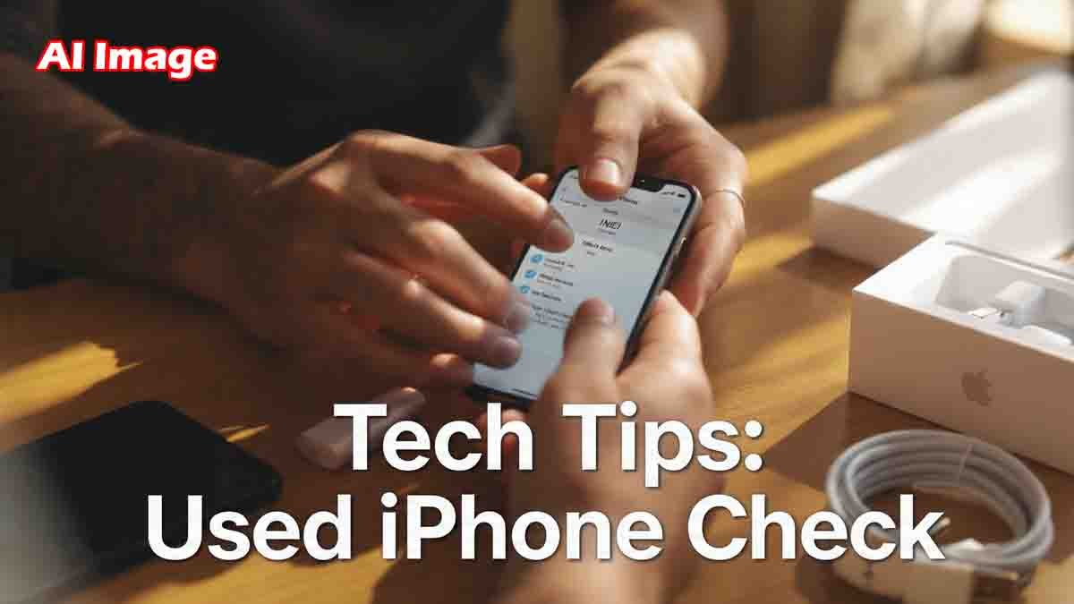 Tech Tips : ಸೆಕೆಂಡ್ ಹ್ಯಾಂಡ್ ಐಫೋನ್ (Used iPhone) ತಗೊಳ್ತಿದ್ದೀರಾ? ಮೋಸ ಹೋಗ್ಬೇಡಿ! ಈ ಸಿಂಪಲ್ ಟಿಪ್ಸ್ ಫಾಲೋ ಮಾಡಿ 1 Tech Tips – How to Check If a Used iPhone Is Original or Fake