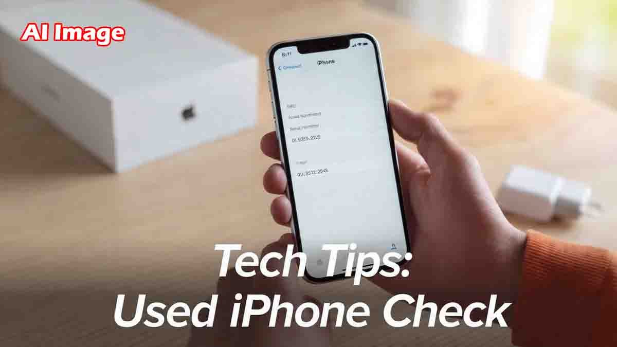 Tech Tips : ಸೆಕೆಂಡ್ ಹ್ಯಾಂಡ್ ಐಫೋನ್ (Used iPhone) ತಗೊಳ್ತಿದ್ದೀರಾ? ಮೋಸ ಹೋಗ್ಬೇಡಿ! ಈ ಸಿಂಪಲ್ ಟಿಪ್ಸ್ ಫಾಲೋ ಮಾಡಿ 3 Tech Tips – How to Check If a Used iPhone Is Original or Fake