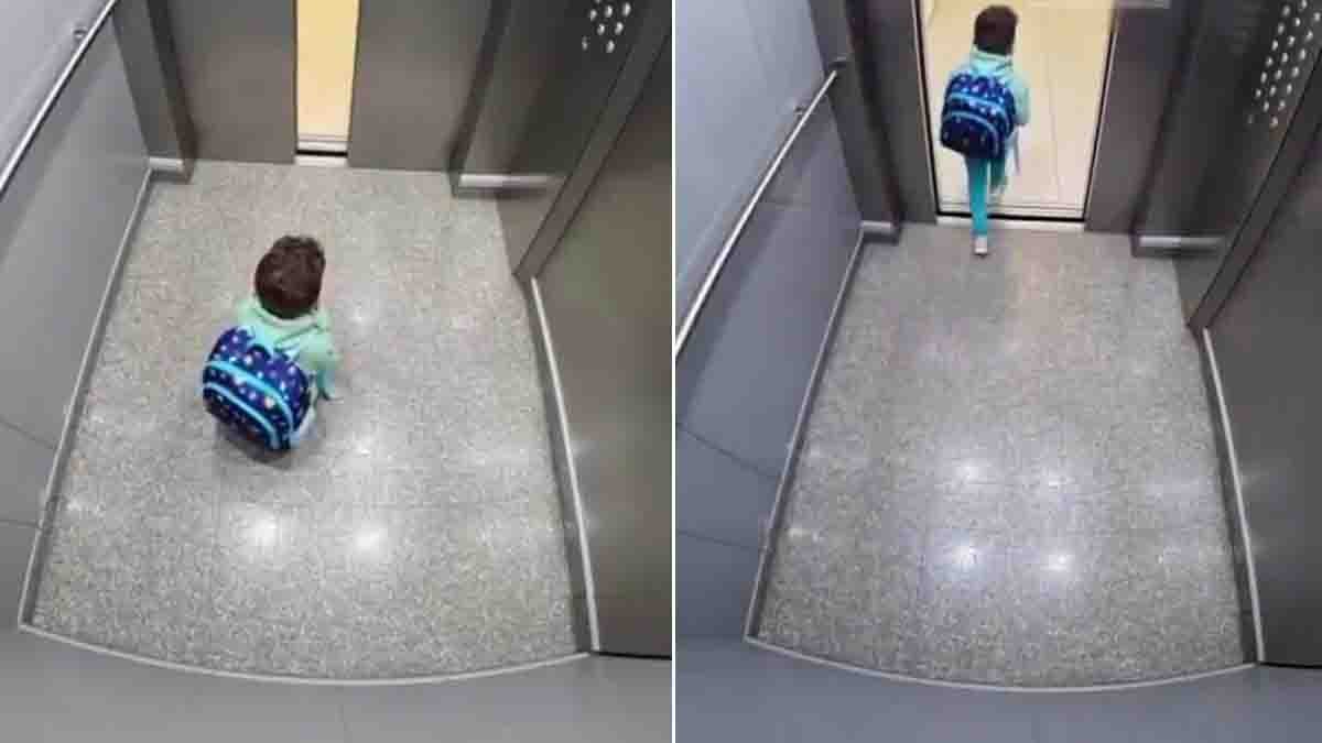 Viral : "ಬಾಗಿಲು ತೆಗಿ, ನನಗೆ ಸ್ವಲ್ಪ ಭಯವಾಗಿದೆ": ಲಿಫ್ಟ್ನಲ್ಲಿ ಸಿಲುಕಿದ ಮಗುವಿನ ಮುಗ್ಧ ಪ್ರಾರ್ಥನೆ! ಮುಂದೆ ನಡೆದಿದ್ದು ಕೇಳಿದ್ರೆ ನೀವು ಶಾಕ್ ಆಗ್ತೀರಾ…! 2 Innocent Child’s Prayer in Lift – Viral Video of Faith and Hope