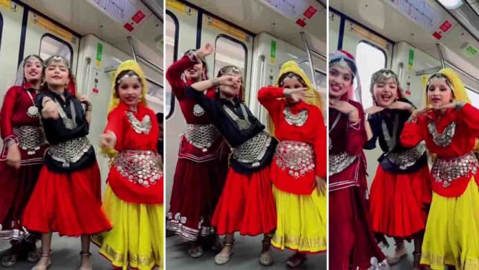 Pehla Pehla Pyaar in Delhi Metro video 2 Kids Dance to “Pehla Pehla Pyaar” Inside Delhi Metro – Viral Bollywood Moment