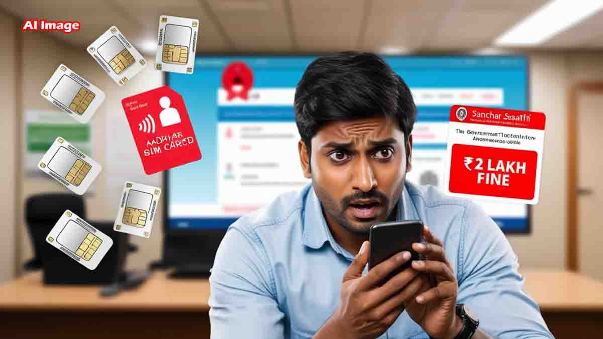 SIM Card : ಸಿಮ್ ಕಾರ್ಡ್ ನಿಯಮ ಉಲ್ಲಂಘನೆ: ಎಚ್ಚರ! ಈ ತಪ್ಪು ಮಾಡಿದರೆ ₹2 ಲಕ್ಷ ದಂಡ, ಜೈಲು ಶಿಕ್ಷೆ ಫಿಕ್ಸ್! 1 SIM Card Rule Violation: ₹2 Lakh Fine & Jail Warning – Check Sanchar Saathi Now