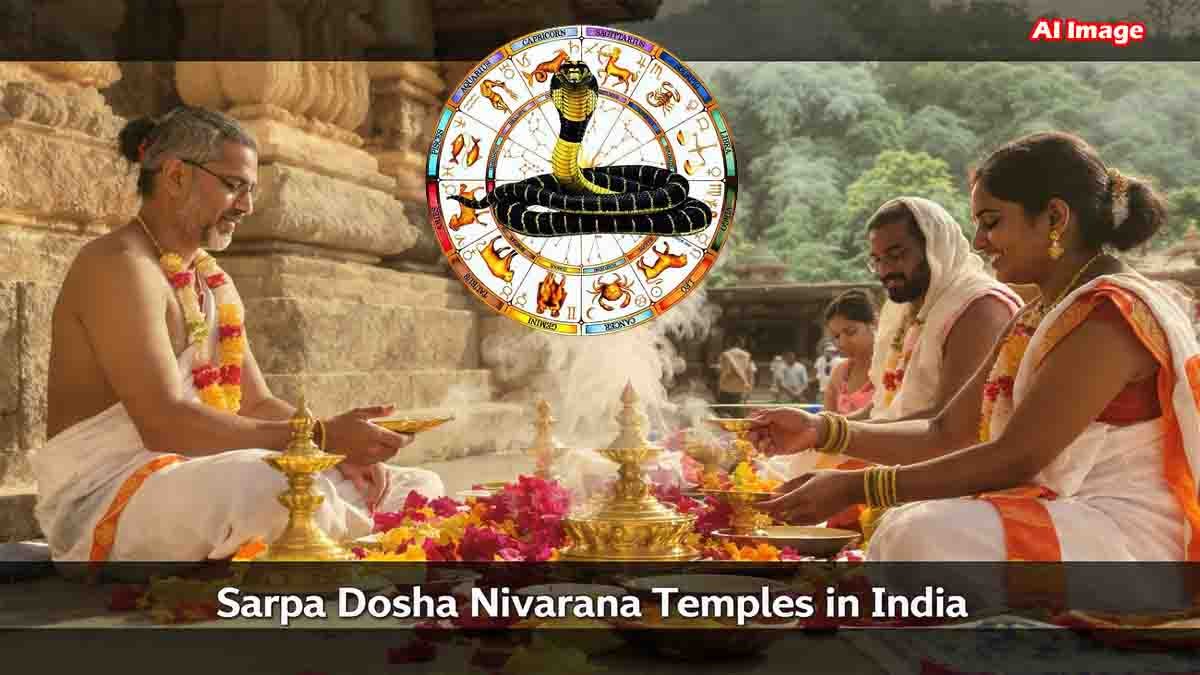 Sarpa Dosha : ಸರ್ಪ ದೋಷದಿಂದ ತೊಂದರೆನಾ? ಈ ಪ್ರಸಿದ್ಧ ದೇವಾಲಯಗಳಿಗೆ ಒಮ್ಮೆ ಭೇಟಿ ನೀಡಿ...! 1 Sarpa Dosha Nivarana rituals at sacred temples in India — Kukke Subramanya Temple in Karnataka, Mahakaleshwar Temple in Ujjain, Omkareshwar Temple in Mandhata, Srikalahasteeswara Temple in Andhra Pradesh, and Trimbakeshwar Temple in Maharashtra.
