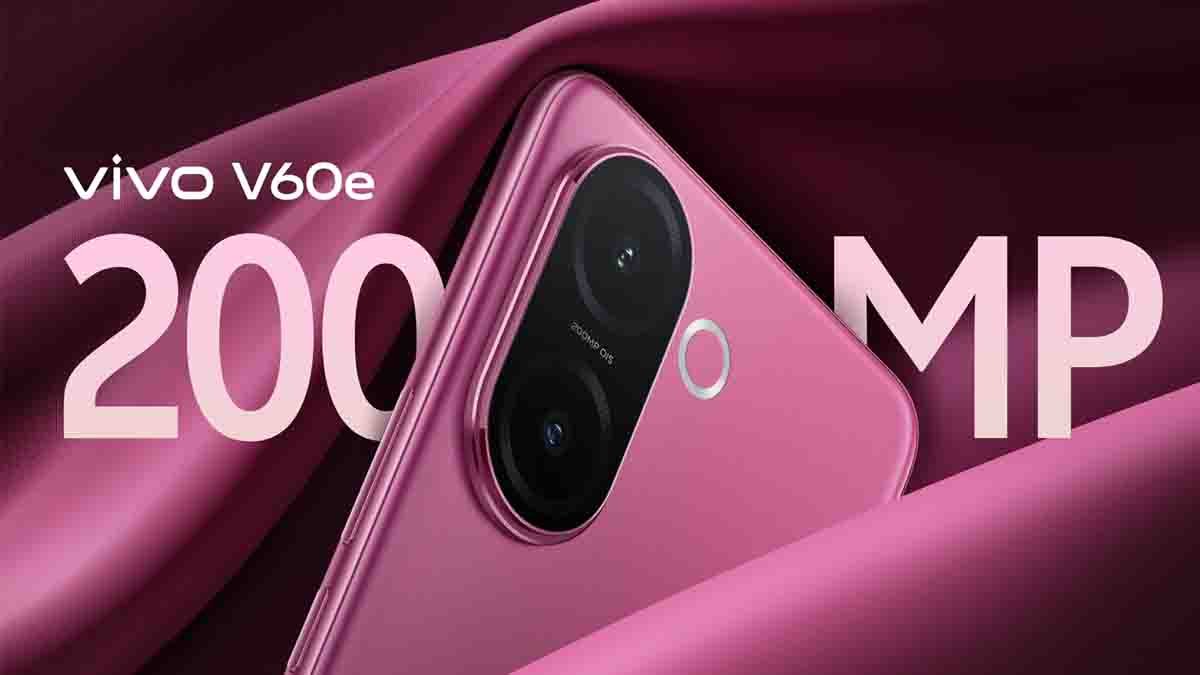 Vivo V60e smartphone with 200MP camera and 6500mAh battery launching in India