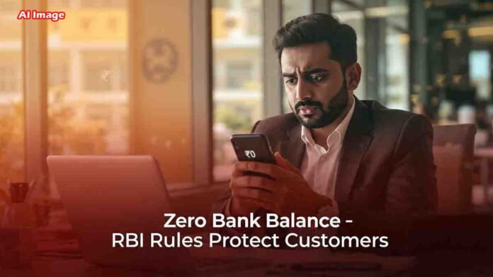 Zero Bank Balance – RBI Rules Protect Customers From Unfair Bank Penalties