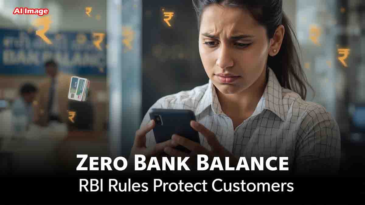 Zero Bank Balance – RBI Rules Protect Customers From Unfair Bank Penalties